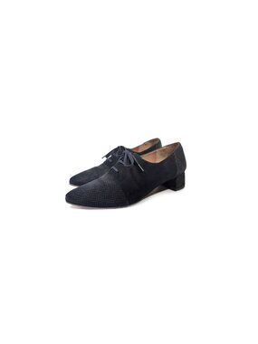 Chie Mihara Shoes  Black Suede Oxfords Womens size 7